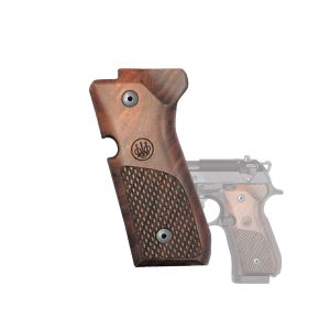 E00219 BERETTA 92 And 96 SERIES WOOD GRIPS On Handgun