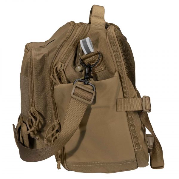 BS87100189087ZUNI TacticalMessengerBag Coyote SIDE Square