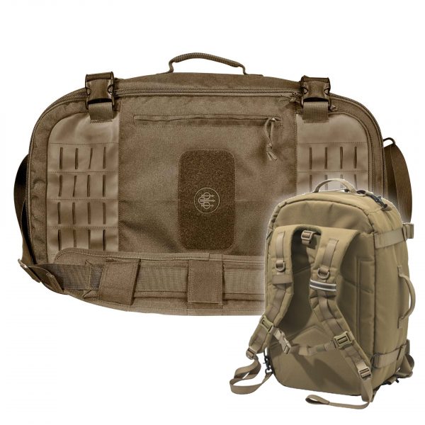 BS881001890999UNI FieldPatrolBag Brown Horiz FRONT Web