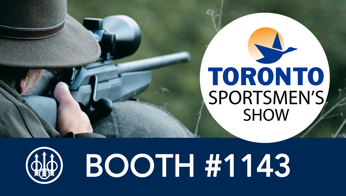 Beretta Booth 1143 toronto sportsmen show 2022