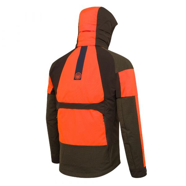 GU614T142908C4 THORN RESISTANT EVO JACKET BROWNBARK & ORANGE Back