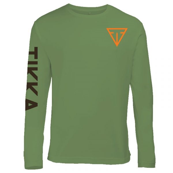 TS199T1180078K TIKKA TECH LS T SHIRT ARMY GREEN