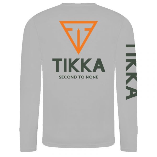 TS199T1180090C TIKKA TECH LS T SHIRT LIGHT GREY Back