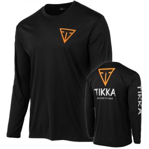 TS199T11800999 TIKKA TECH LS T SHIRT BLACK New 2024