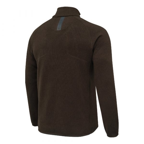 P3152T231308AA ABISCO HALF ZIP FLEECE BROWN BARK Back