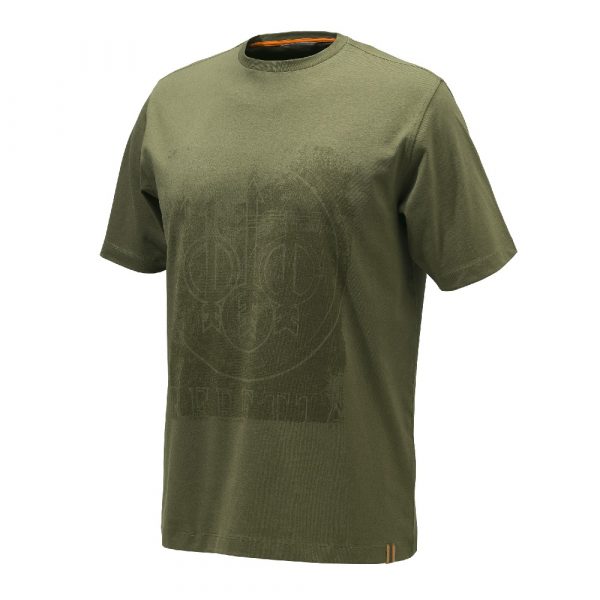 TS871T1557072A BERETTA LOGO T SHIRT DARK OLIVE