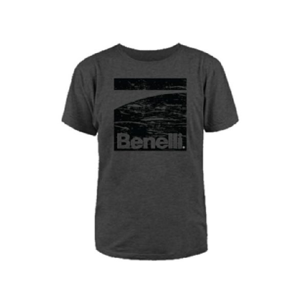 BEN CU7009 BENELLI LOGO T SHIRT CHARCOAL