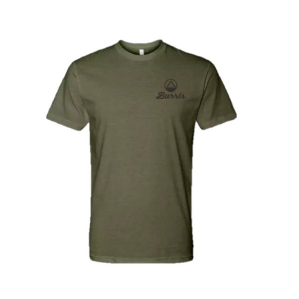 BT202HMG BURRIS T SHIRT ELK RIDER MILITARY GREEN Front