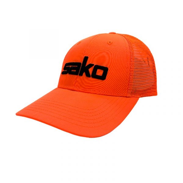 0855-021 SAKO 3D TRUCKER HAT BLAZE ORANGE