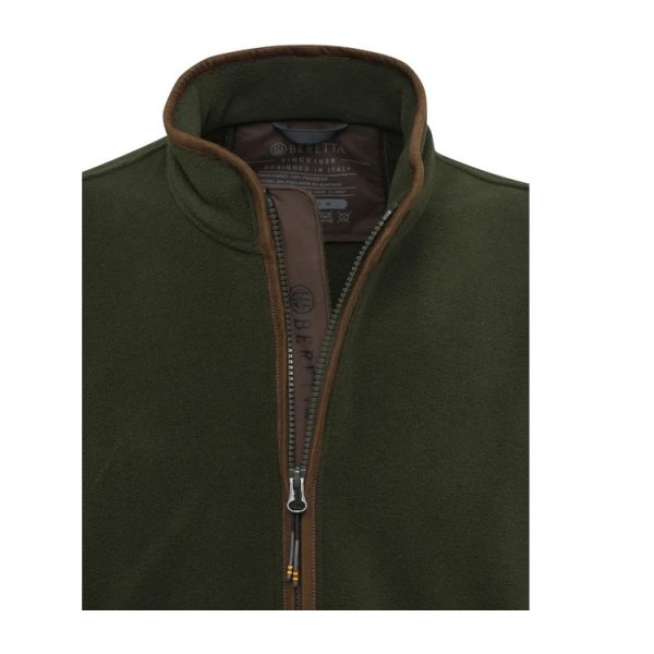 P3651T238007Z9 - ARLINGTON JACKET BRITISH GREEN collar