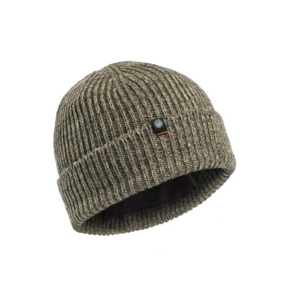 BC981T244407X6 MARTEN BEANIE GREEN STONE & BARK