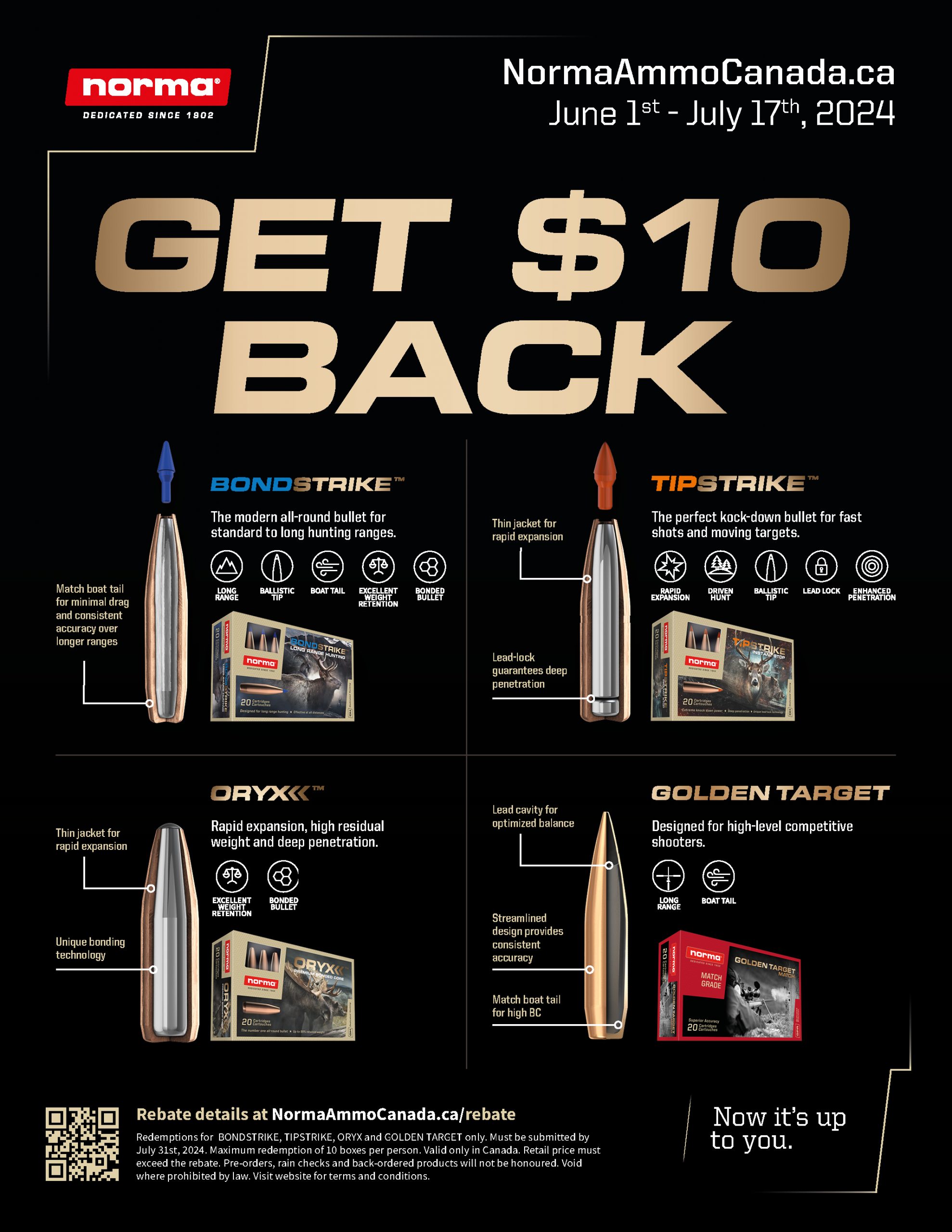 Canadian Norma Rebate Ammunition Poster 